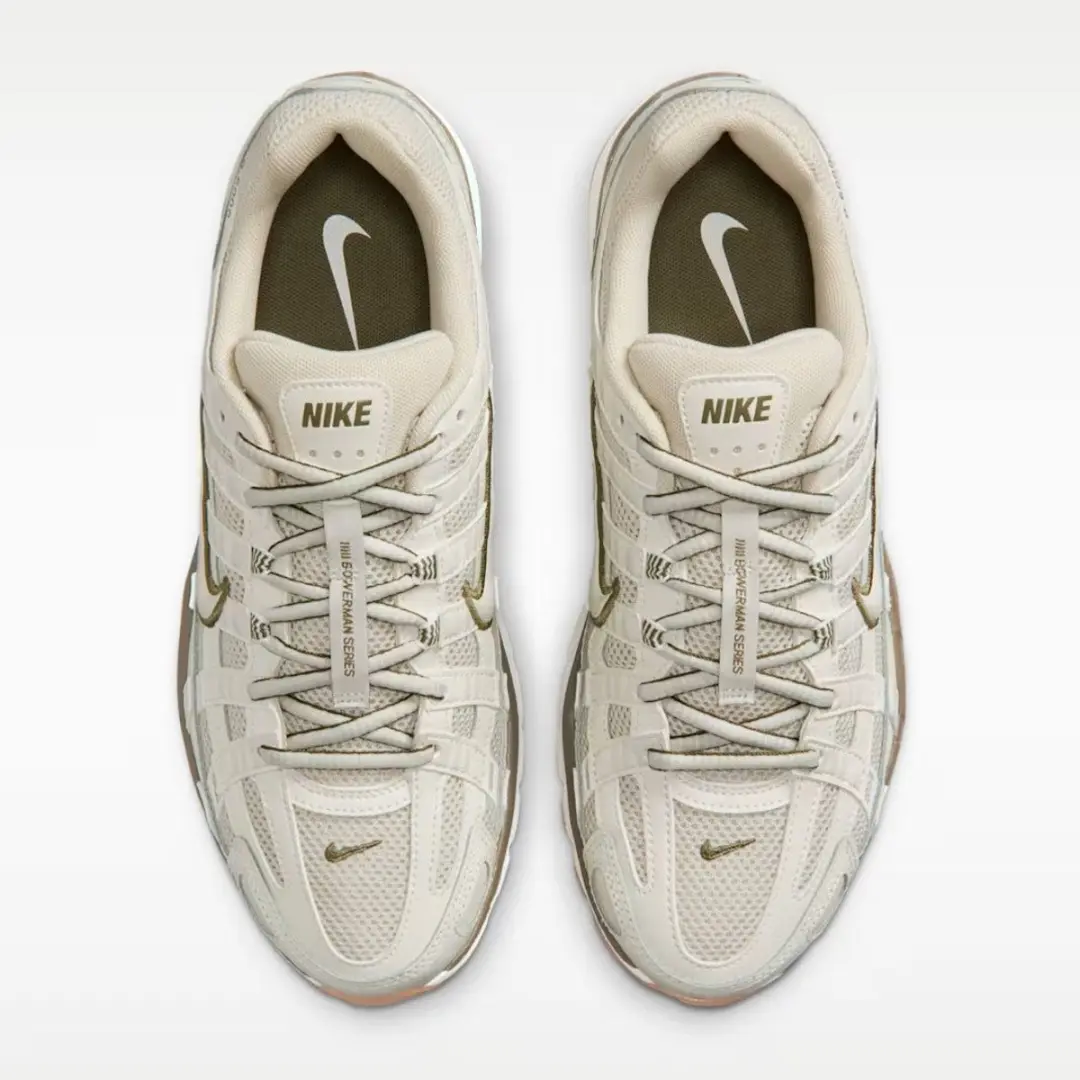 Nike P Sneakers Light Bone Medium Olive Gum - afbeelding 5 van 6