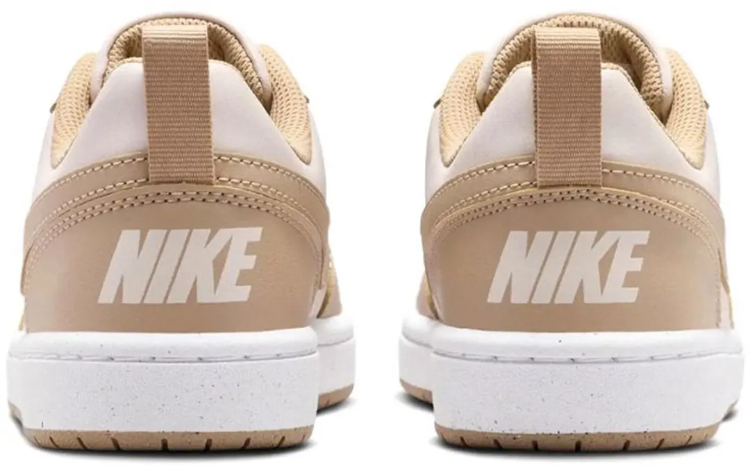 Nike Court Borough Low Next Bloom GS Sneakers - 35.5 - Off White/Beige
