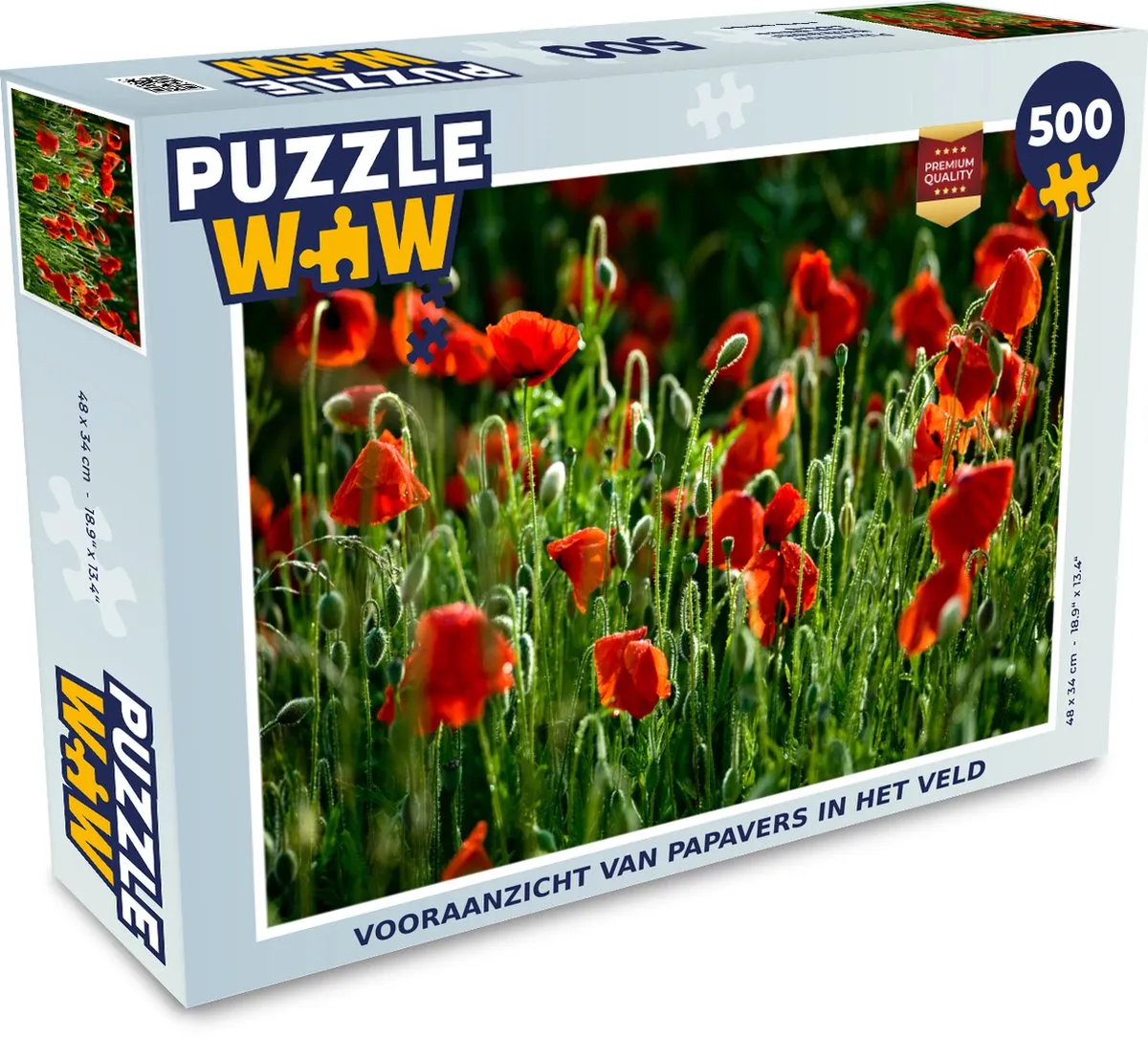 PuzzleWow Legpuzzel 500 Stuks Multicolor