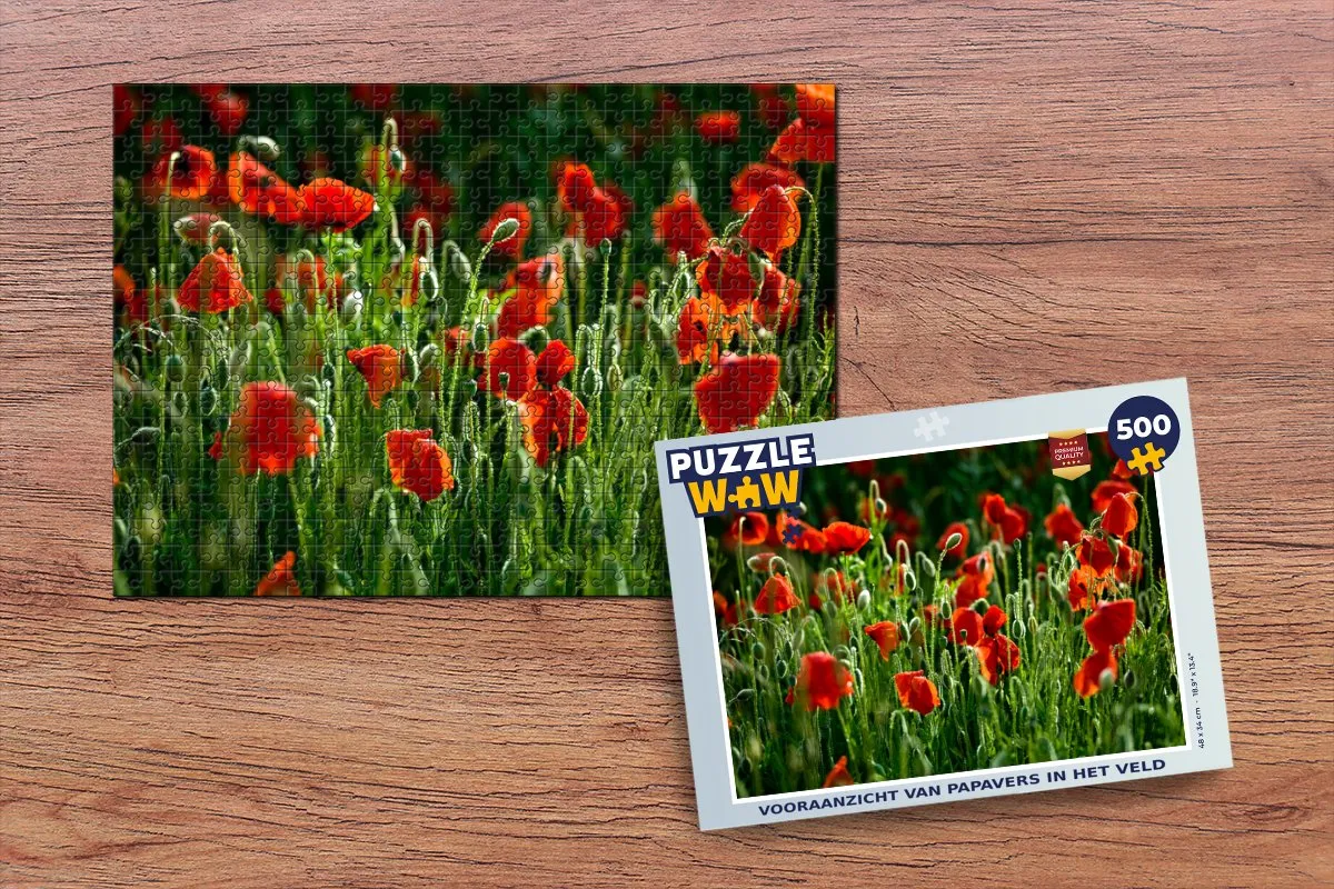 PuzzleWow Legpuzzel 500 Stuks Multicolor - MPN 6017002865814