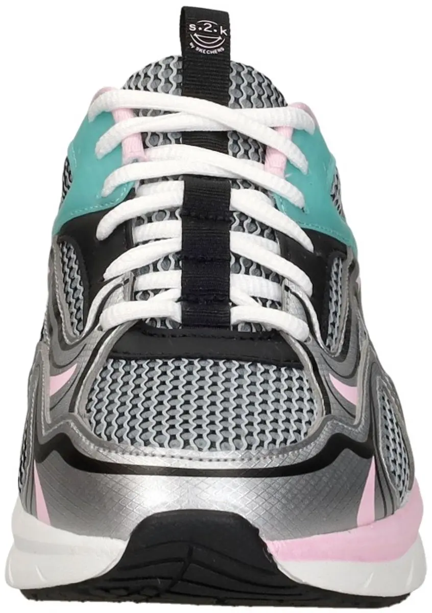 Skechers S2K Sneakers Dames - Zilver - afbeelding 3 van 6