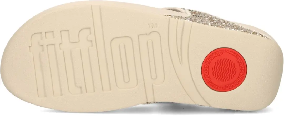 FitFlop Lulu Teenslippers - Metallic Beige/Silver - afbeelding 6 van 6