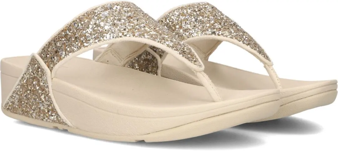 FitFlop Lulu Teenslippers - Metallic Beige/Silver - afbeelding 4 van 6