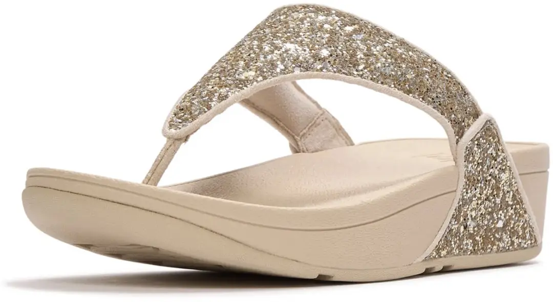 FitFlop Lulu Teenslippers - Metallic Beige/Silver - afbeelding 2 van 6