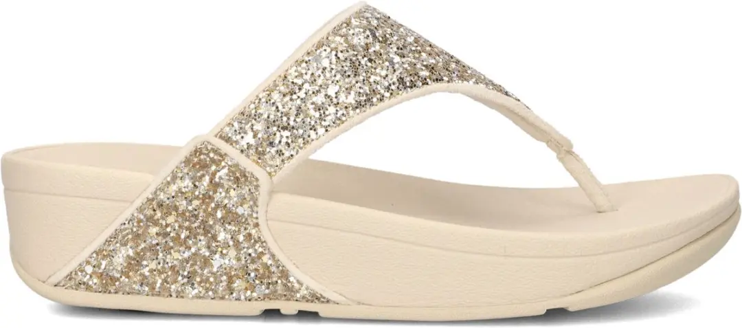 FitFlop Lulu Teenslippers - Metallic Beige/Silver - afbeelding 5 van 6