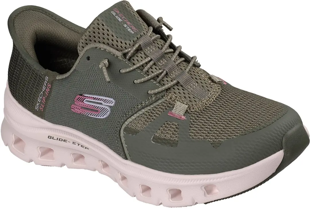 Skechers Glide-Step Pro Slip-Ins Dames Sneakers - 37 - Olijfgroen - afbeelding 4 van 6