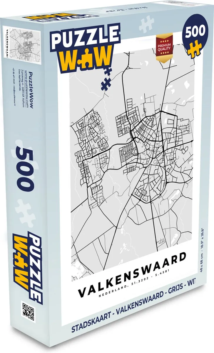 PuzzleWow Valkenswaard Legpuzzel 500 Stuks