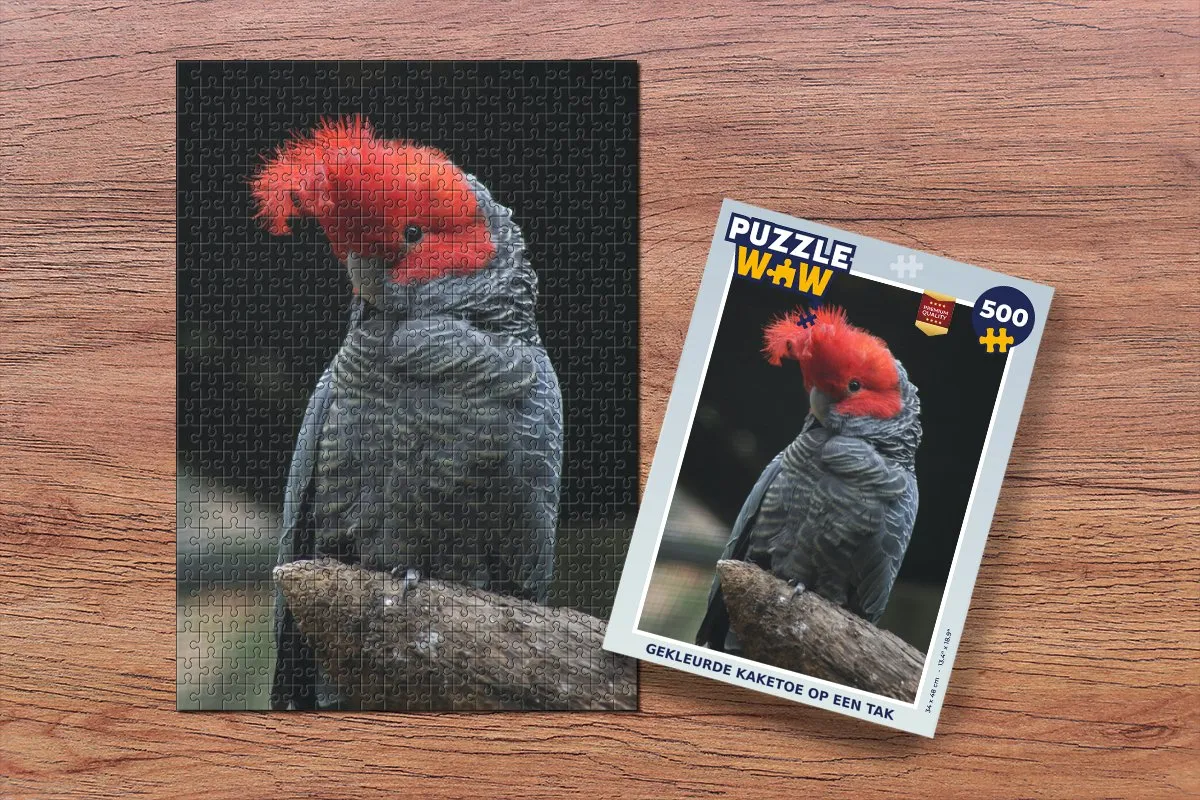 PuzzleWow Legpuzzel Kaketoe 500 Stuks