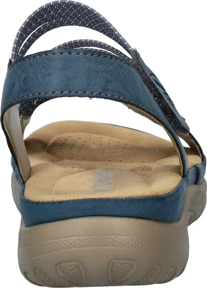 Rieker Dames Sandalen 217237 - Blauw - Maat 39 - afbeelding 6 van 6