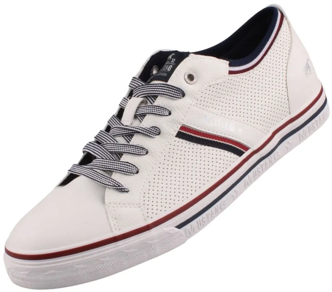 Mustang herentrainers wit