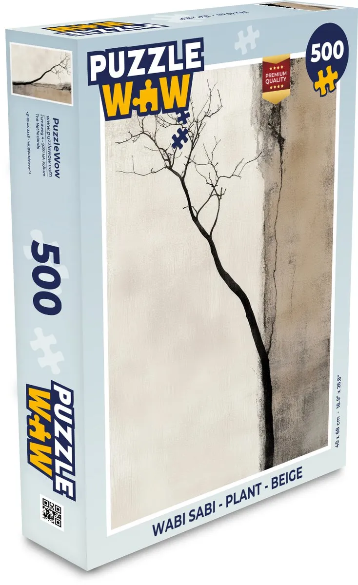 PuzzleWow Wabi Sabi Legpuzzel 500 Stuks