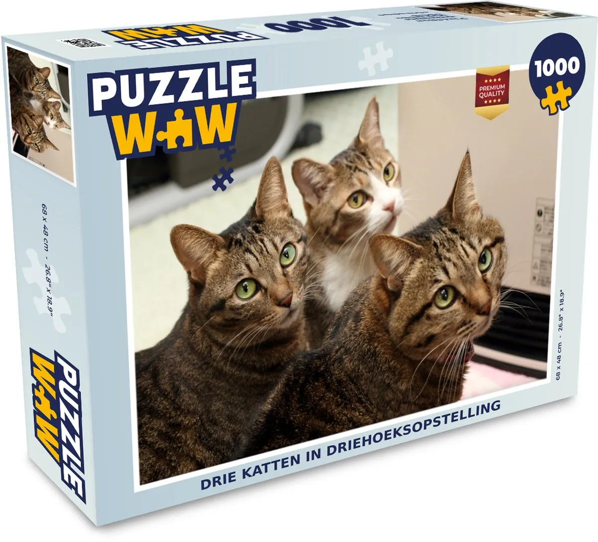 PuzzleWow Katten Puzzel 1000 Stuks