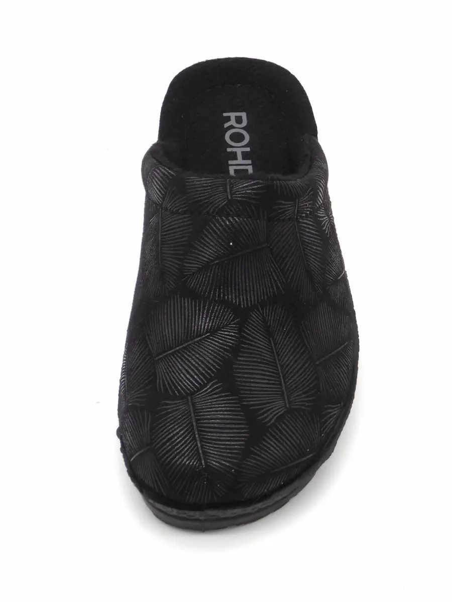 Rohde Dames Pantoffels 2450 90 - Maat 40 - Zwart - afbeelding 5 van 6