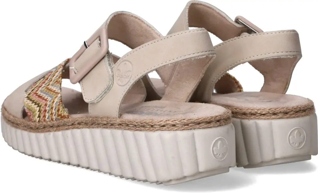Rieker Sandalen 211232 - Maat 40 - Beige - afbeelding 4 van 6