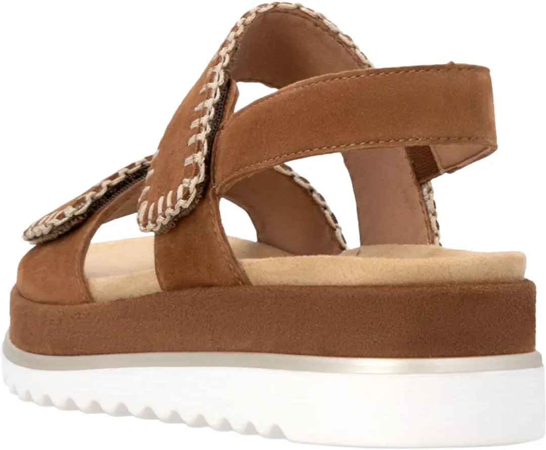 Remonte Noccia Leren Sandalen met SleeHak - 38 - Bruin - afbeelding 4 van 6