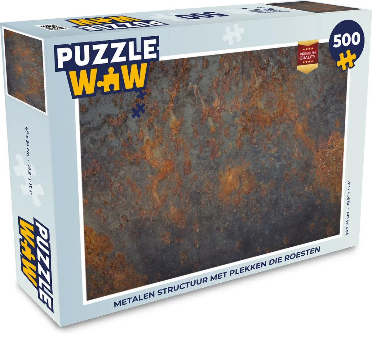 PuzzleWow Legpuzzel 500 Stuks - Multicolor