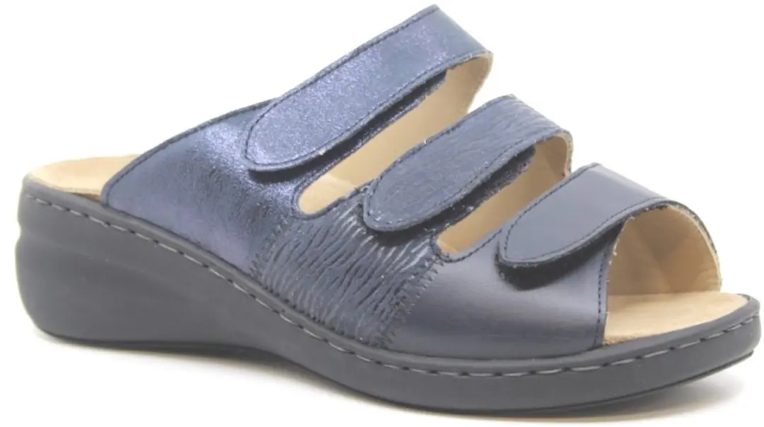 Solidus Spezial Blauwe Slipper H-leest