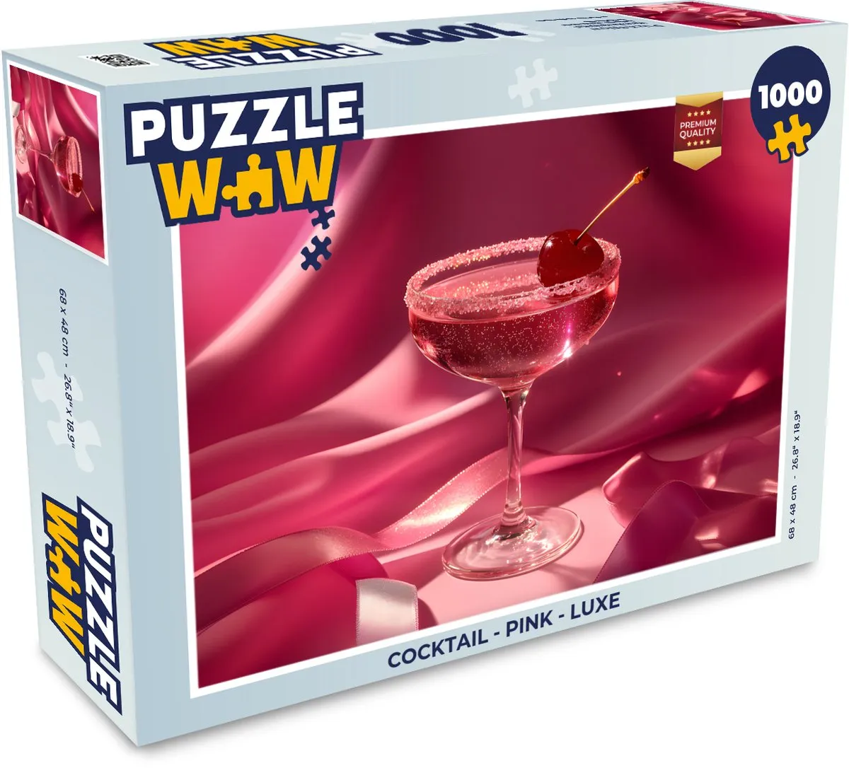 PuzzleWow Cocktail Legpuzzel 1000 Stuks