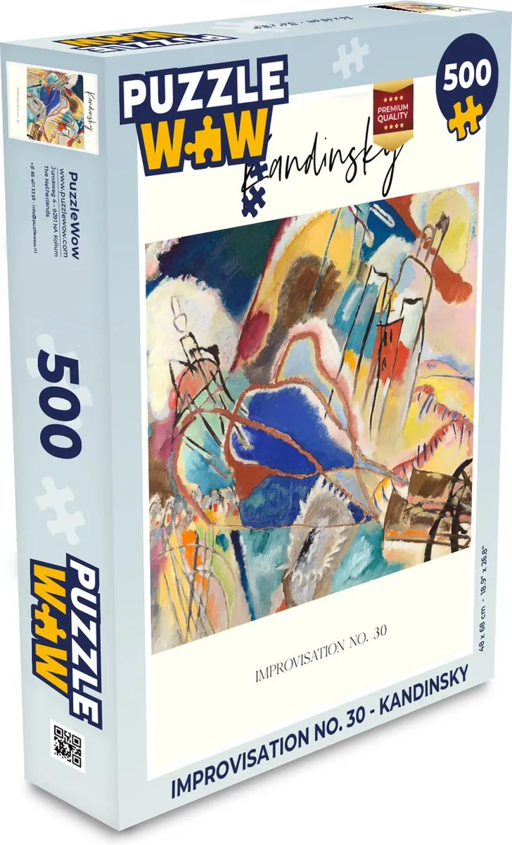 PuzzleWow Improvisation no. 30 Kandinsky Legpuzzel 500 Stuks