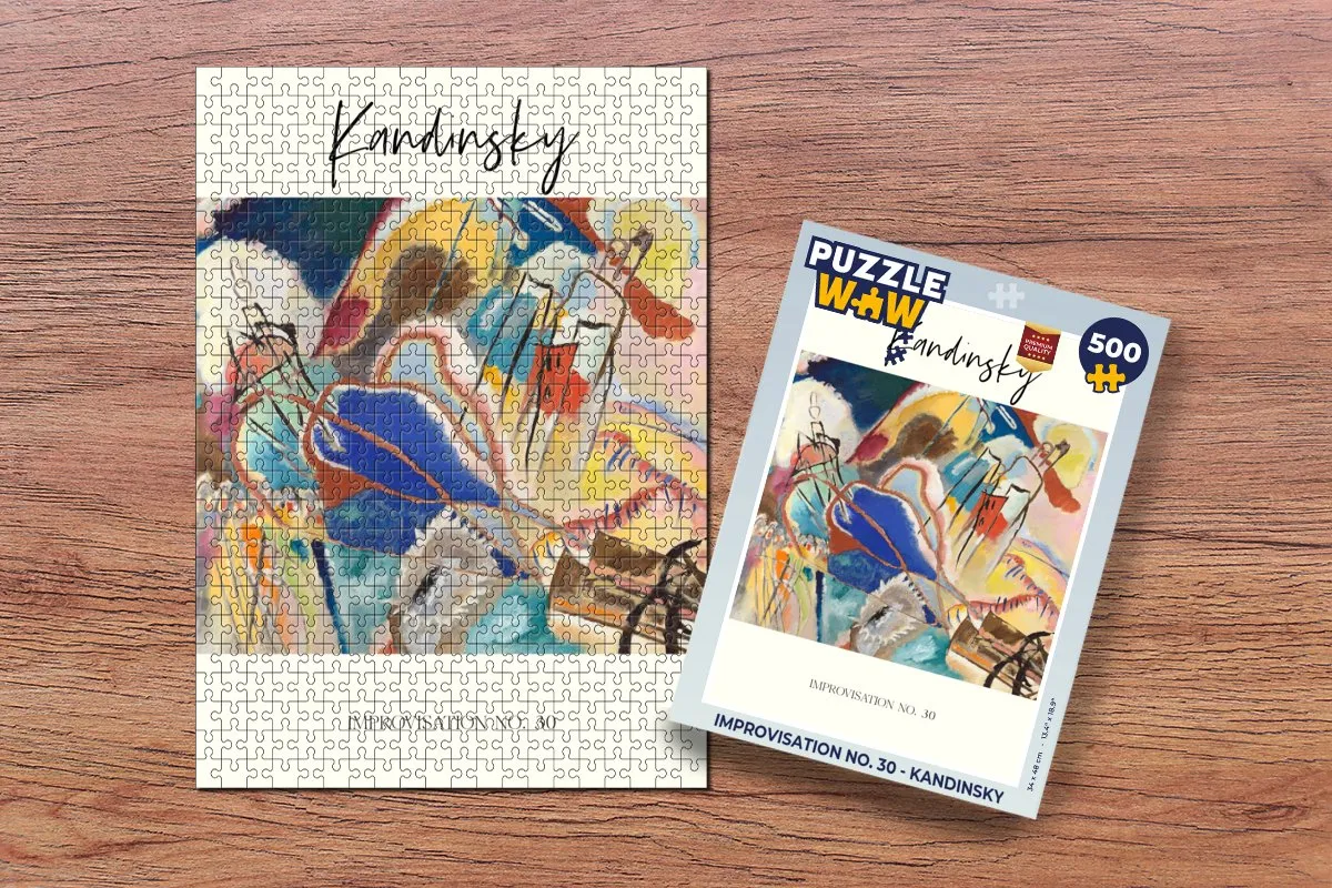 PuzzleWow Improvisation no. 30 Kandinsky Legpuzzel 500 Stuks - Multicolor