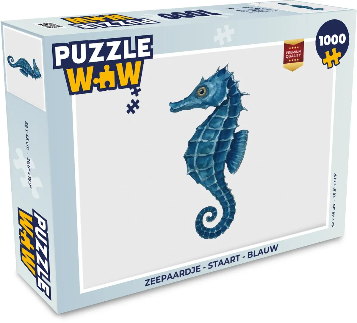 PuzzleWow Zeepaardje Legpuzzel 1000 Stuks