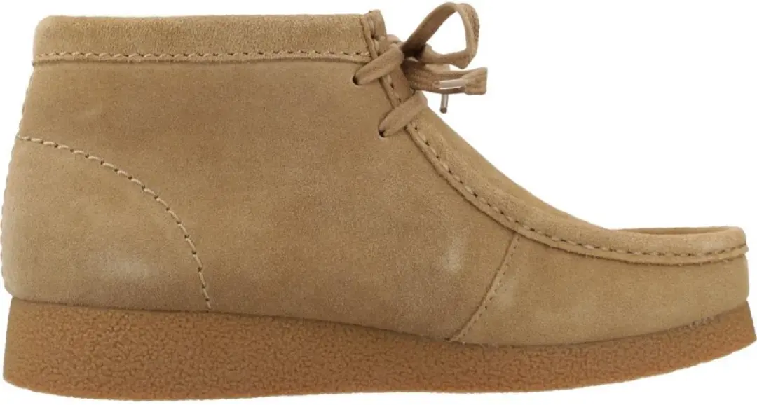 CLARKS WallabeeEVO BT Heren Veterschoenen - Suede - Bruin