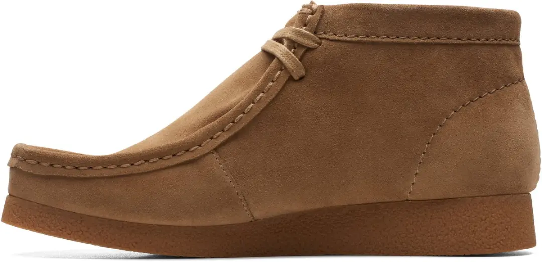 CLARKS WallabeeEVO BT Heren Veterschoenen - Suede - Bruin