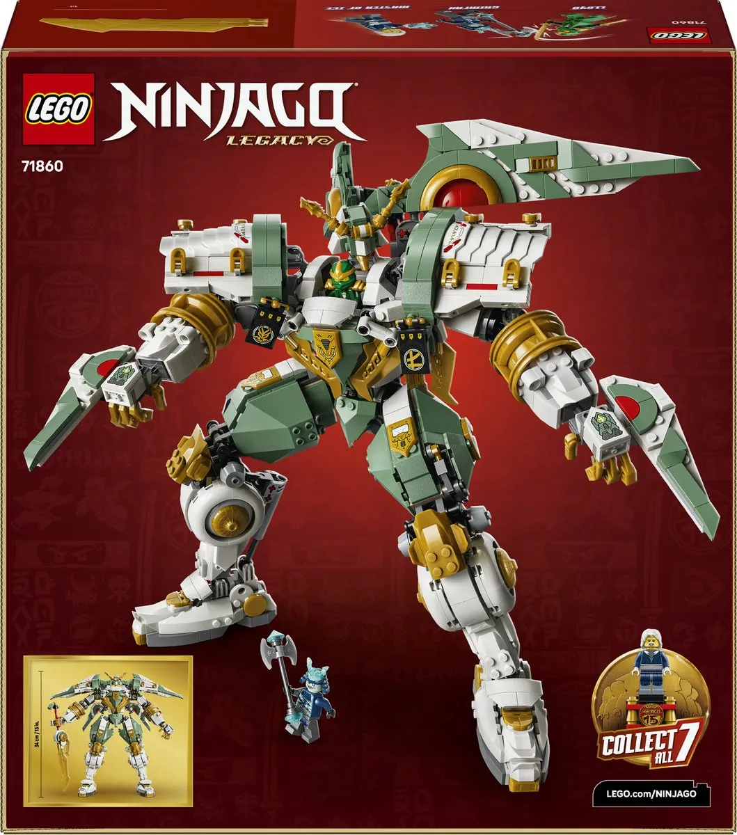 LEGO Ninjago Lloyds Reusachtige Mecha 71860 - 1293 Stukken - 3 Minifiguren - Multicolor - afbeelding 6 van 6