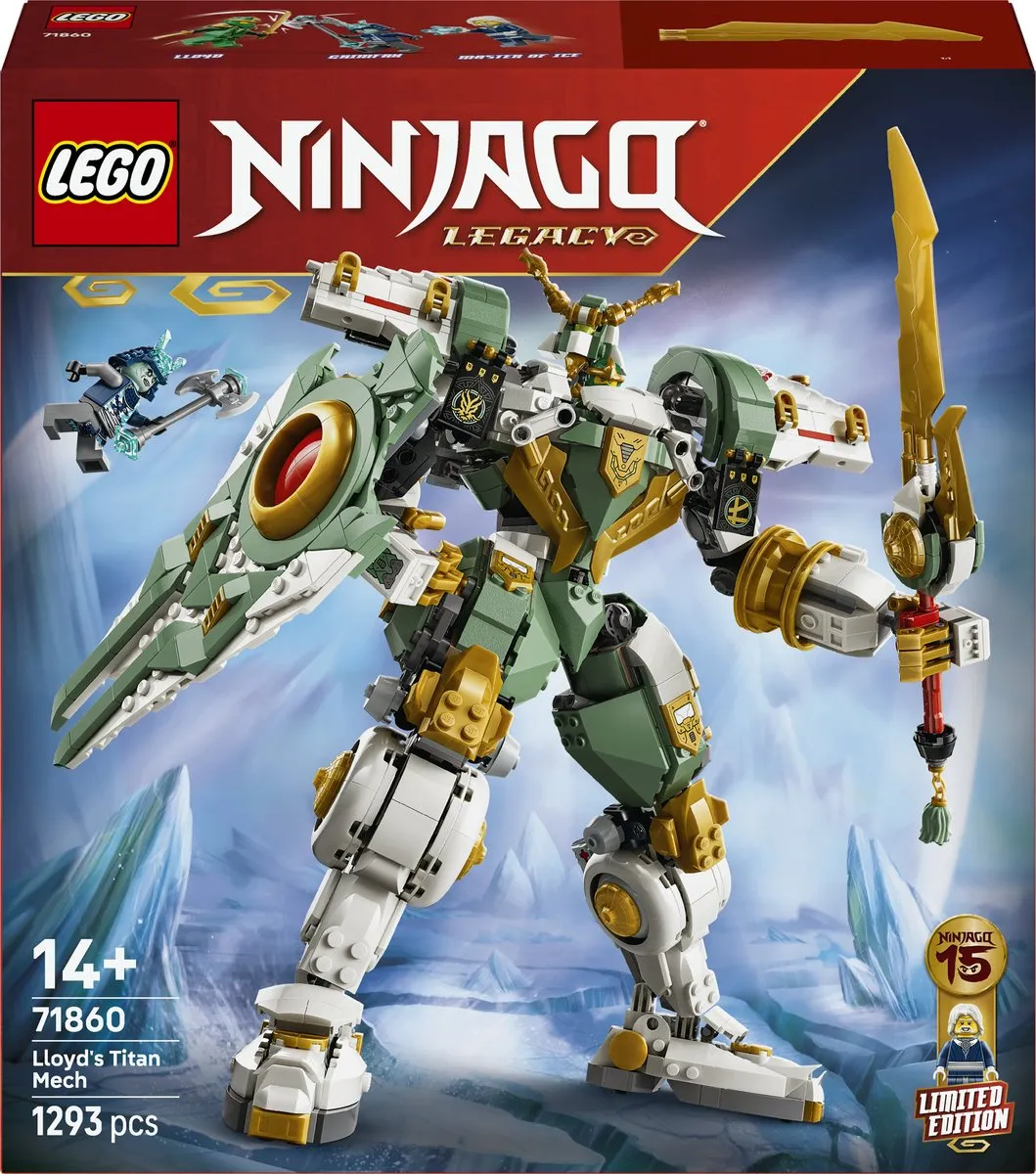 LEGO Ninjago Lloyds Reusachtige Mecha 71860 - 1293 Stukken - 3 Minifiguren - Multicolor
