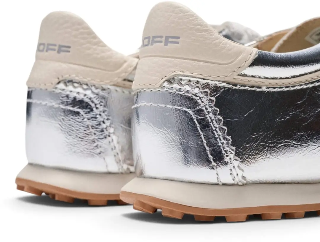 Hoff Bridge Fl Zilver Leren Sneakers - 37 - afbeelding 4 van 6