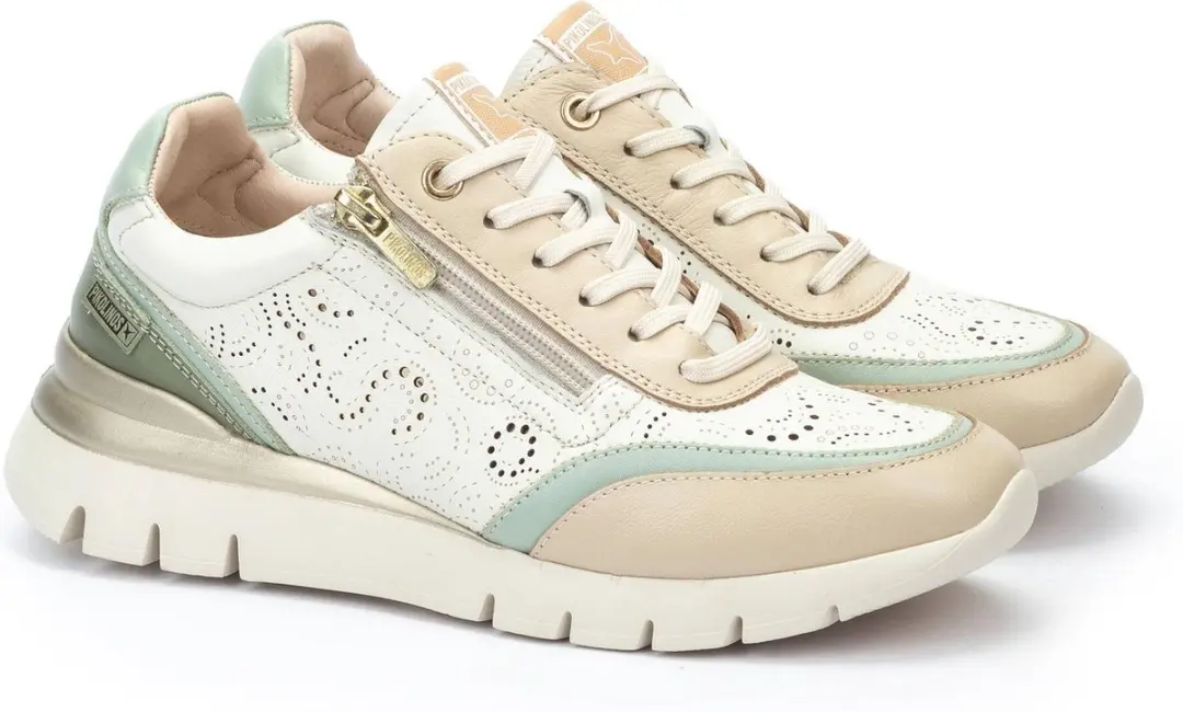 Pikolinos Sneaker Cantabria W4R 6622C2 Off White Groen Combi