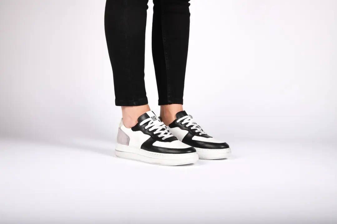 Blackstone WL27.WHBL Sneaker Low - Maat 37 - Wit/Zwart - afbeelding 3 van 6