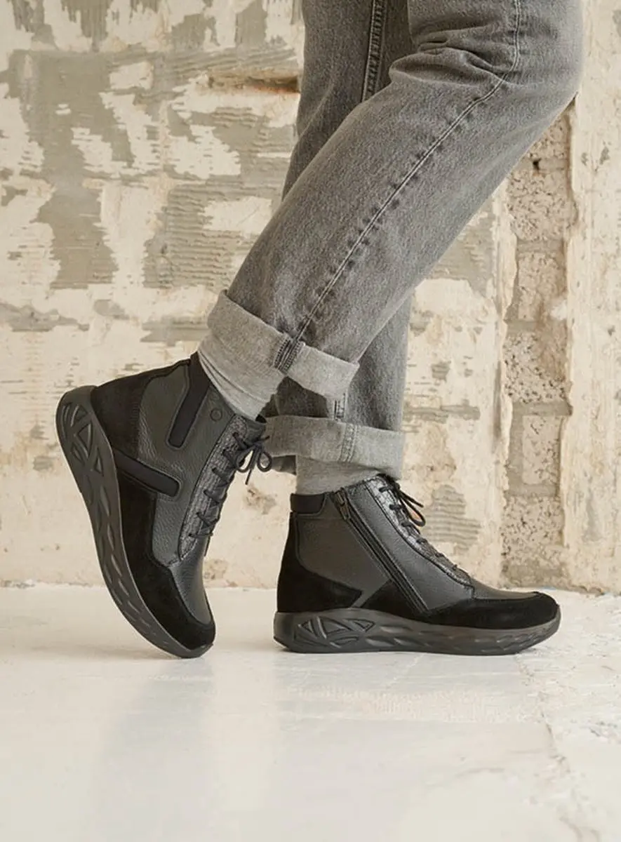 Wolky Leap Dames Veterboot 0570190-005 - Maat 42