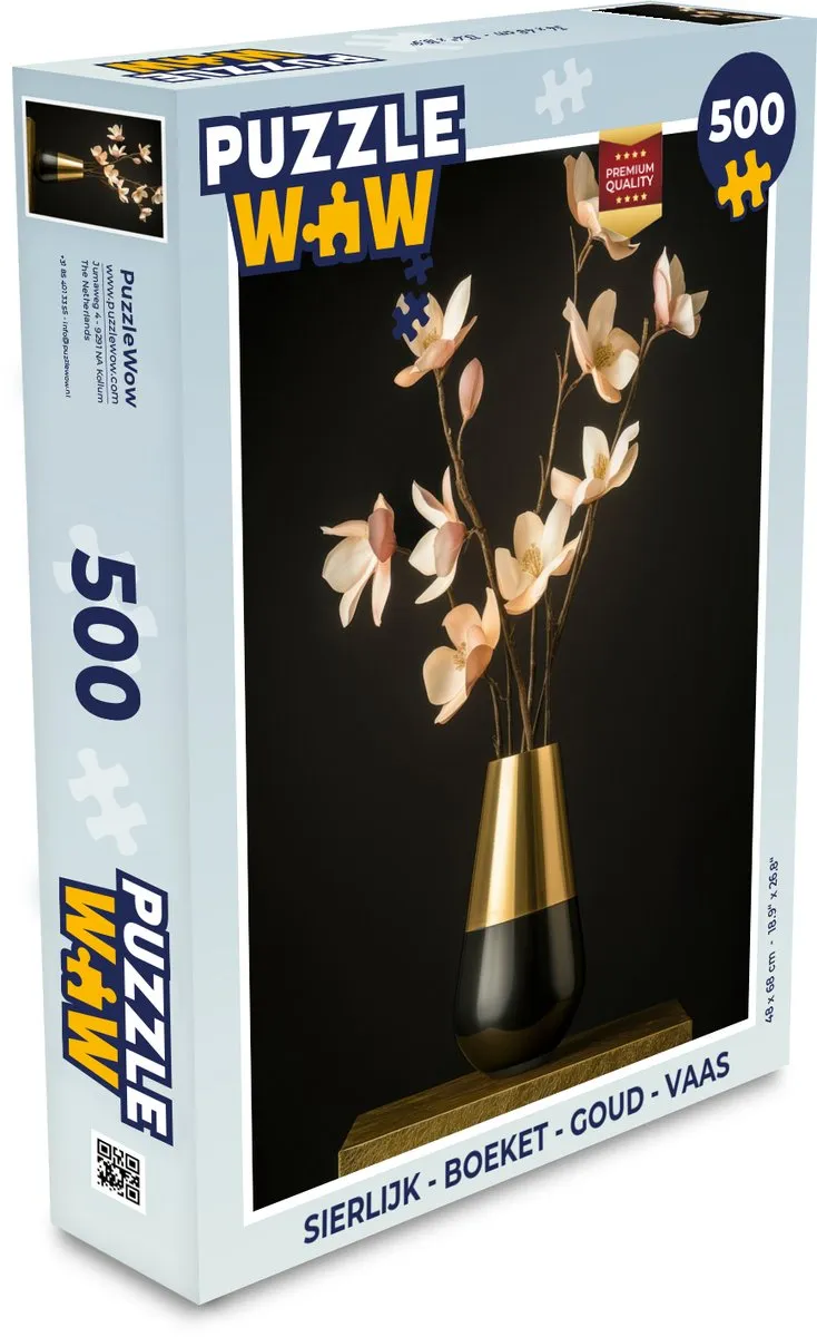PuzzleWow Boeket Legpuzzel 500 Stuks