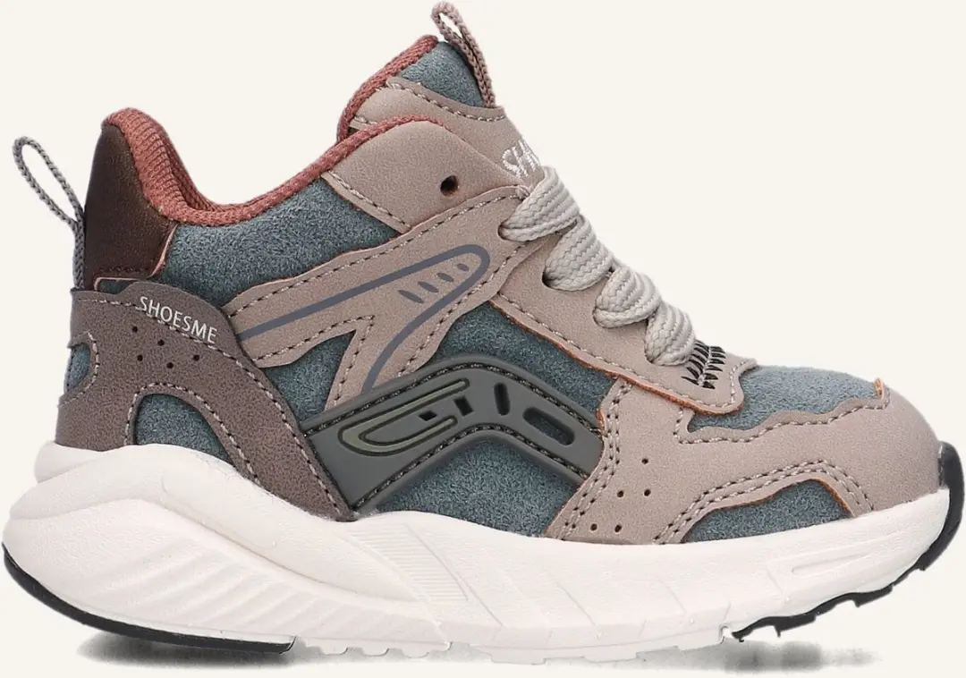 Shoesme sportief taupe sneakertje