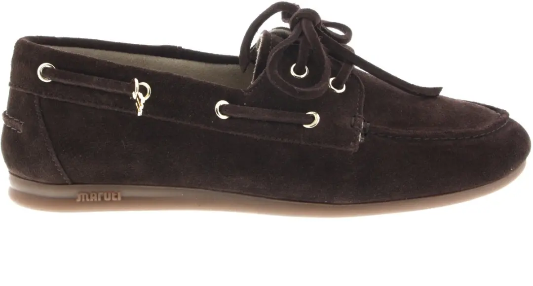 Dames Instappers & Ballerina's Maruti Eilza Dark Brown Donkerbruin