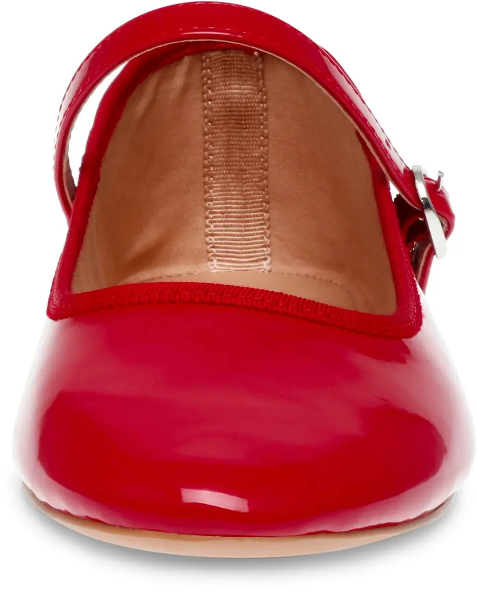 Steve Madden Vinetta Ballerina's - Cherry/Mahogany Patent - 36 - afbeelding 6 van 6