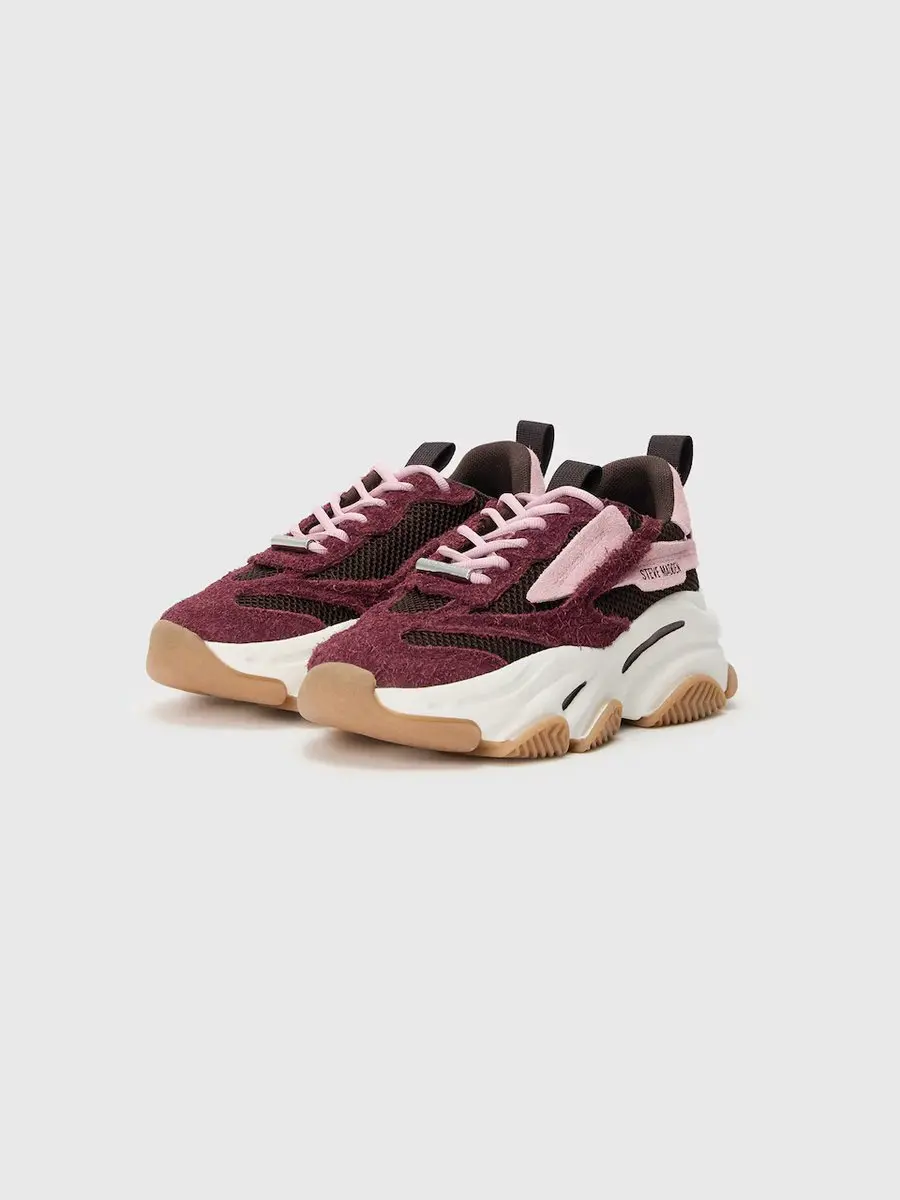 Steve Madden Possession-E SM11004652-03006 Damestrainers - 41 - Bur Pink Suede - afbeelding 4 van 6