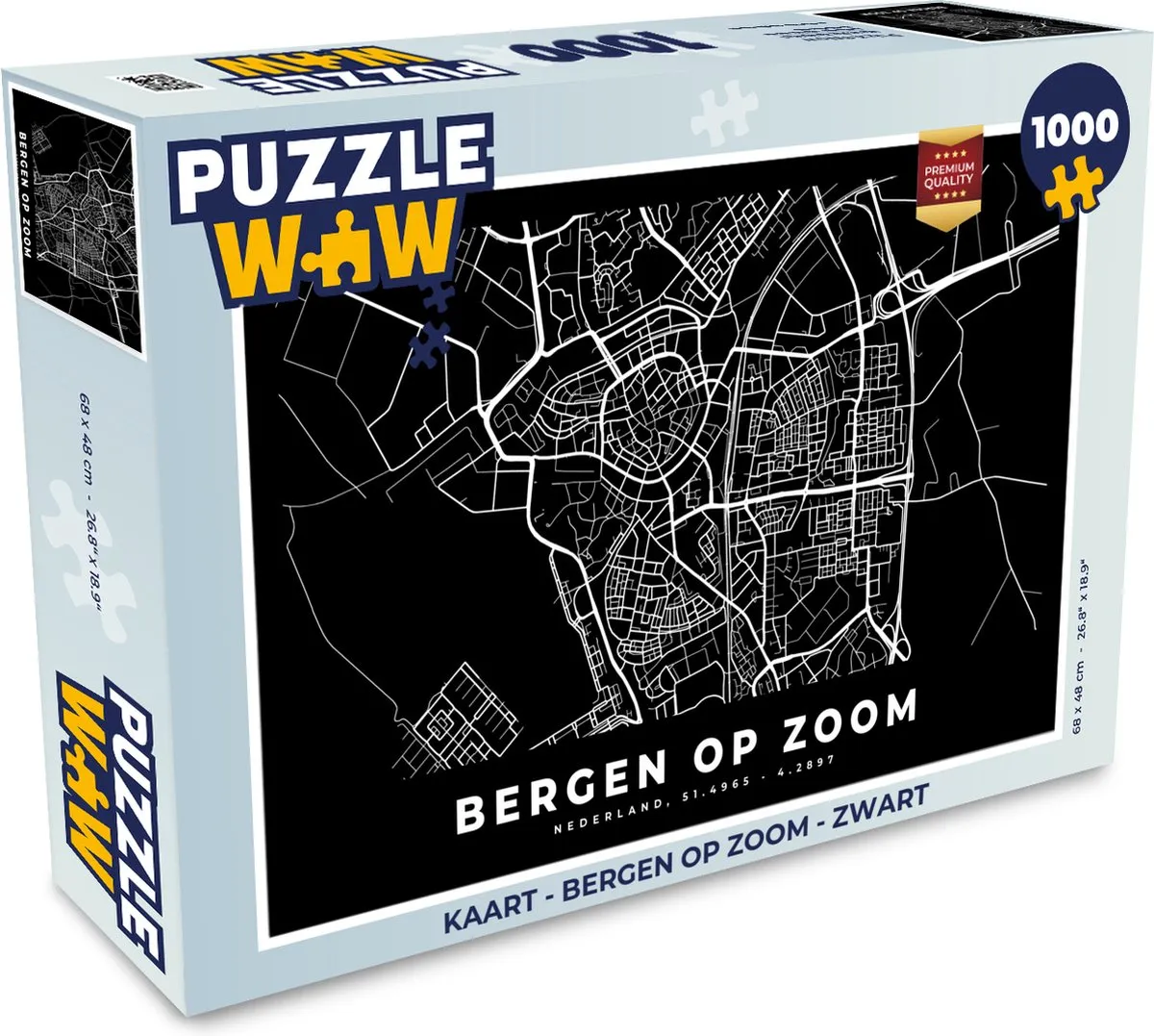 PuzzleWow Bergen op Zoom Legpuzzel 1000 Stuks