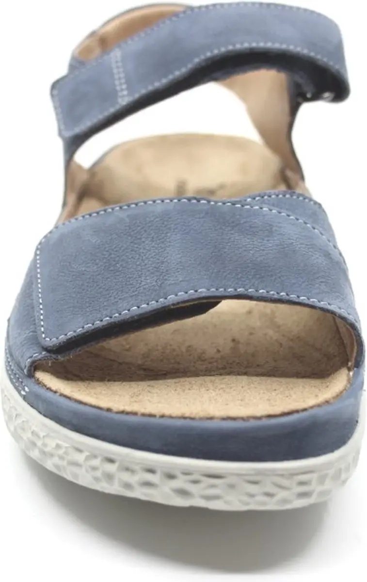 Hartjes 132.1220/20 Sandalen Dames - Blauw Nubuck - 42 - afbeelding 6 van 6