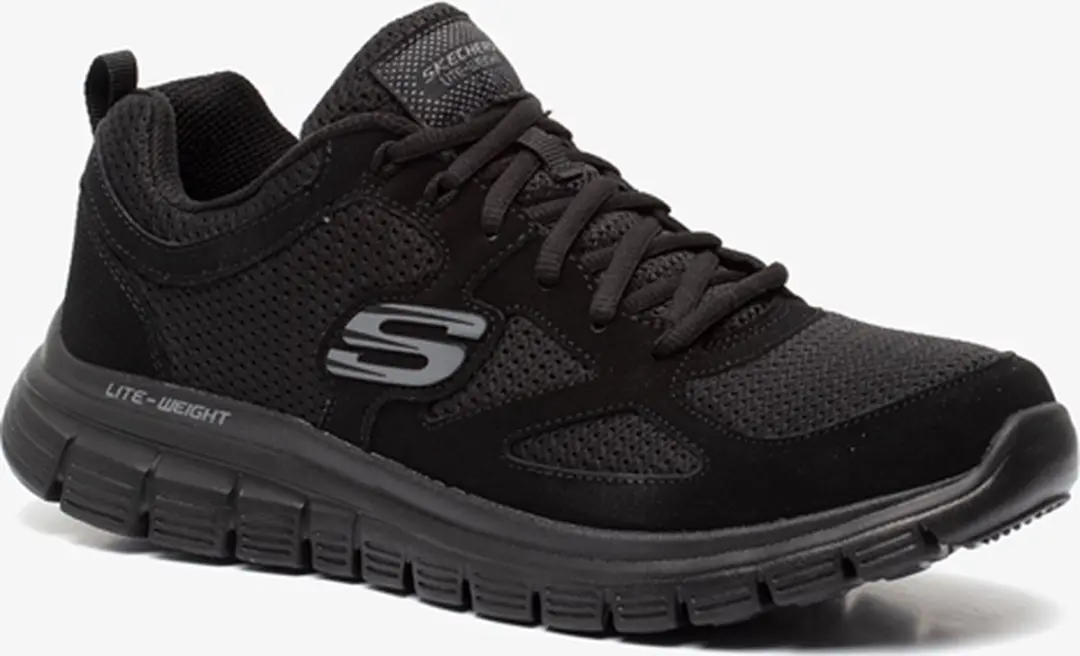 Skechers Burns-Agoura heren sneakers zwart