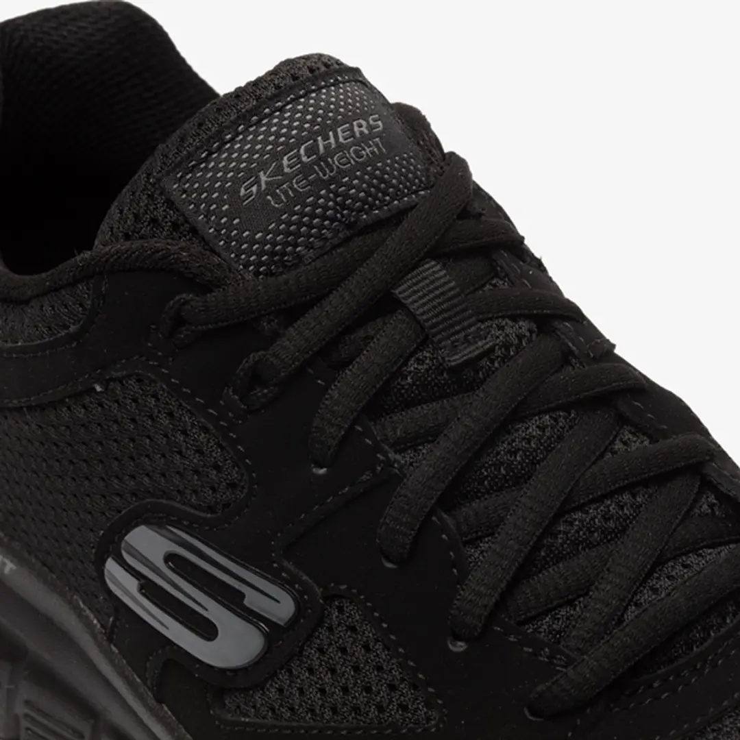 Skechers Burns-Agoura Heren Sneakers - Zwart - afbeelding 5 van 6