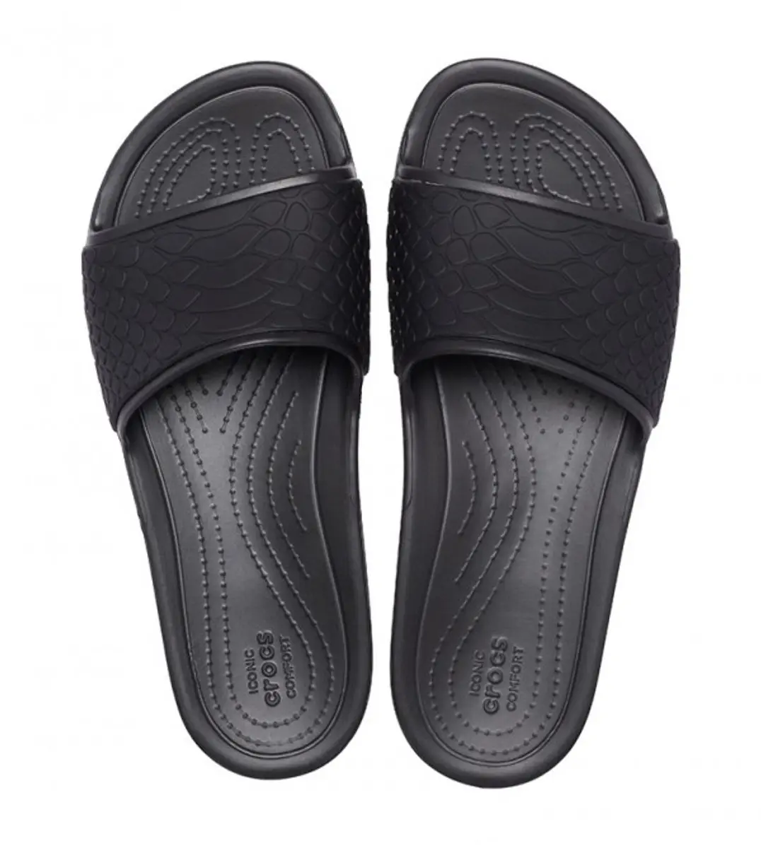Crocs Sloane Snake Low Slide Zwart Maat 34/35 US 5