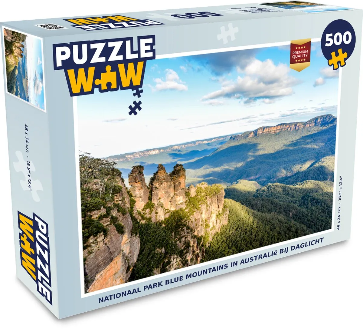 PuzzleWow Nationaal Park Blue Mountains Legpuzzel 500 Stuks
