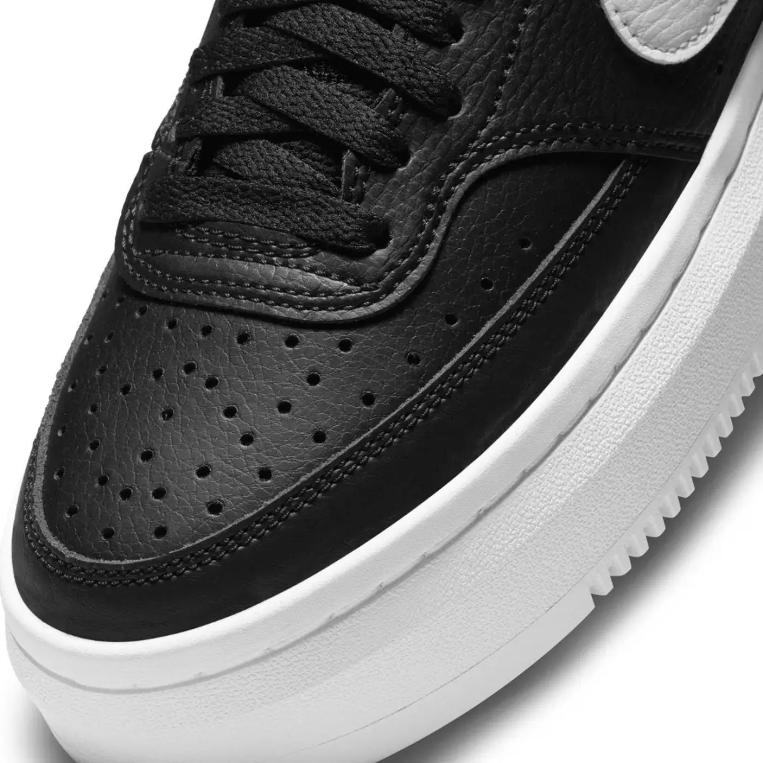 Nike Court Vision Alta Sneakers Dames - 40.5 - Zwart/Wit