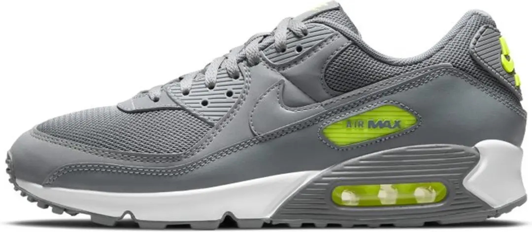Nike Air Max 90 Sneakers - Grijs/Zwart/Blauw - afbeelding 3 van 6