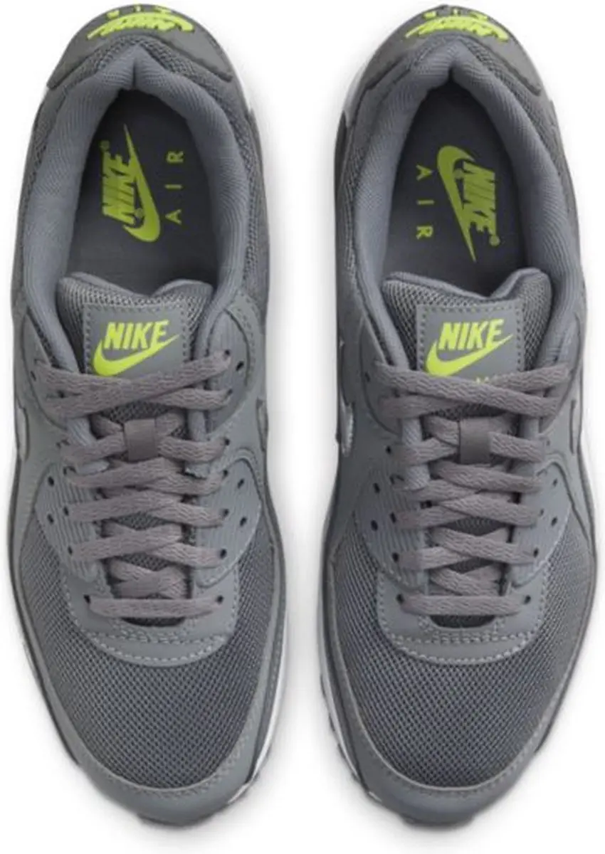 Nike Air Max 90 Sneakers - Grijs/Zwart/Blauw - afbeelding 4 van 6