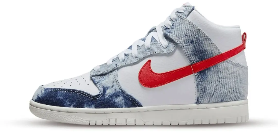 Nike Dunk High Washed Denim Pack (W)
