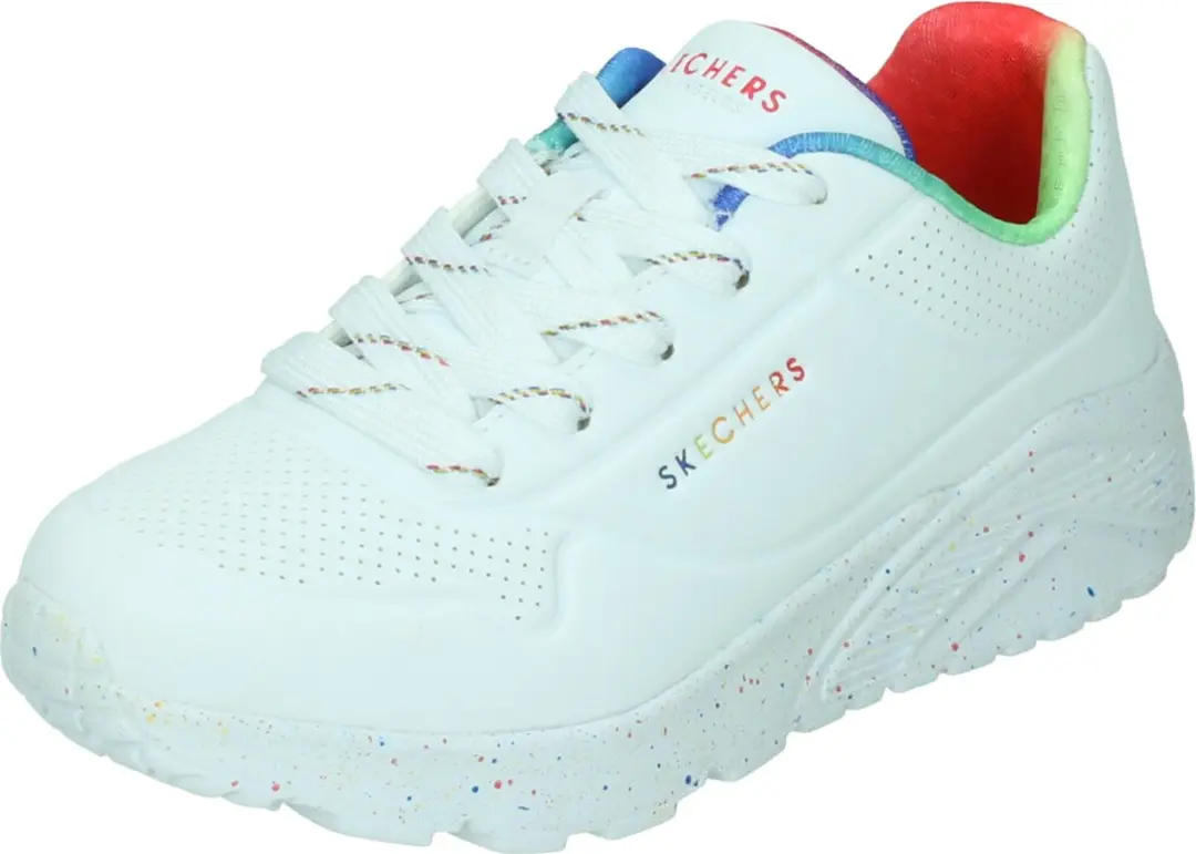 Skechers Uno Lite Rainbow Speckle 310456L-WMLT, voor meisje, Wit, Sneakers,Sport