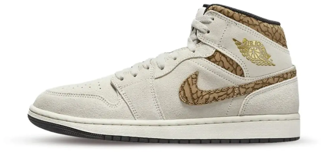 Air Jordan 1 Mid SE Brown Elephant Schoenmaat EU : 46